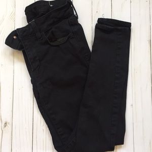 American Eagle Black Denim Jeggings
